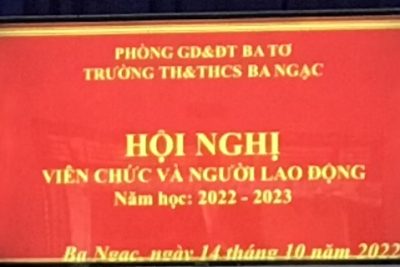 HỘI NGHỊ CÁN BỘ – VIÊN CHỨC NĂM HỌC 2022-2023