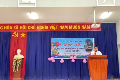 Hội Thi Hoạt Động Trải Nghiệm Môn Lịch Sử và Địa Lí – Năm Học 2024-2025 Trường TH&THCS Ba Ngạc